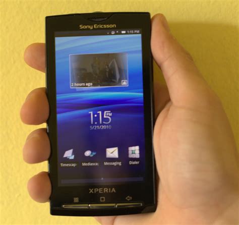 sony ericsson xperia x10 review